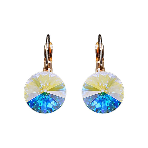 Auskarai "Klaris II (Aurore Boreale)" su Swarovski™ kristalais